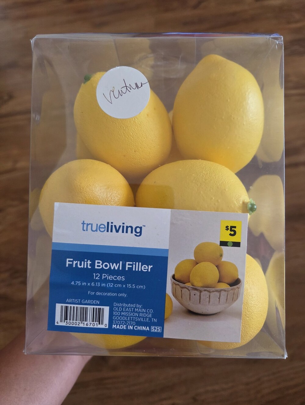 Yellow Fruit Bowl Filler – Decorative Lemon Set
